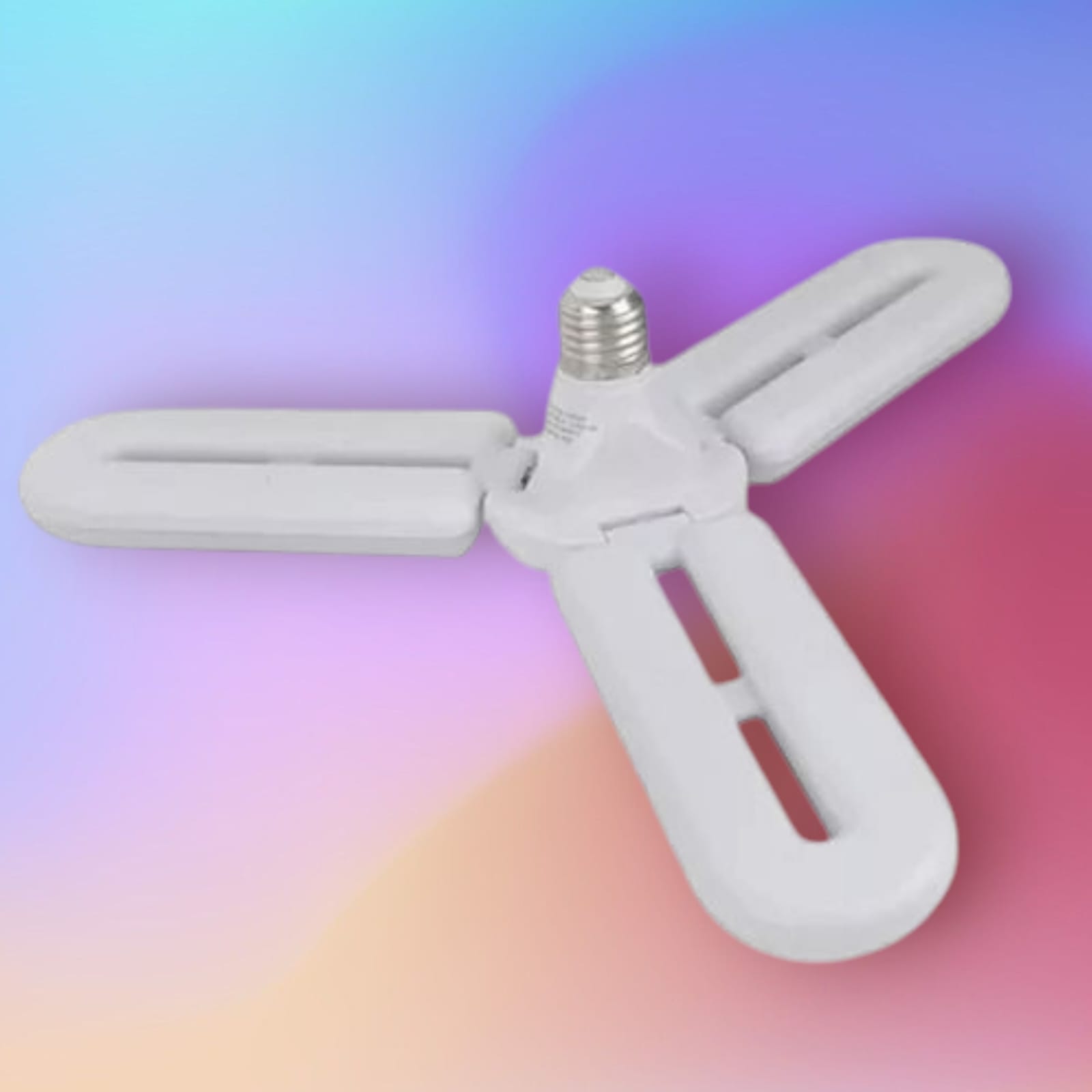 Foco Led Lampara 3 Aspas Plegable 40watts Blanco Frio