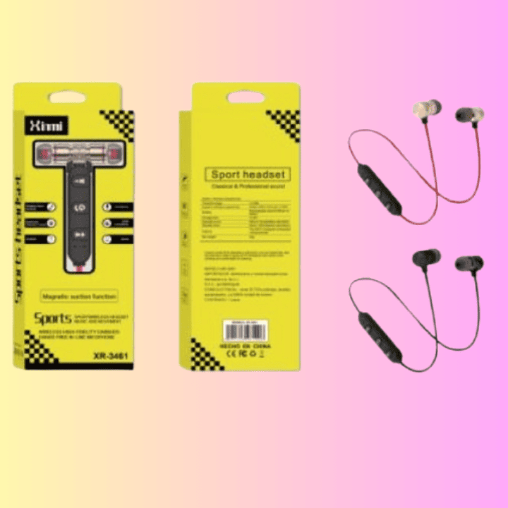 Auriculares Deportivos Bluetooth con Base Magnética Control de Audio y Llamadas / XR-3461