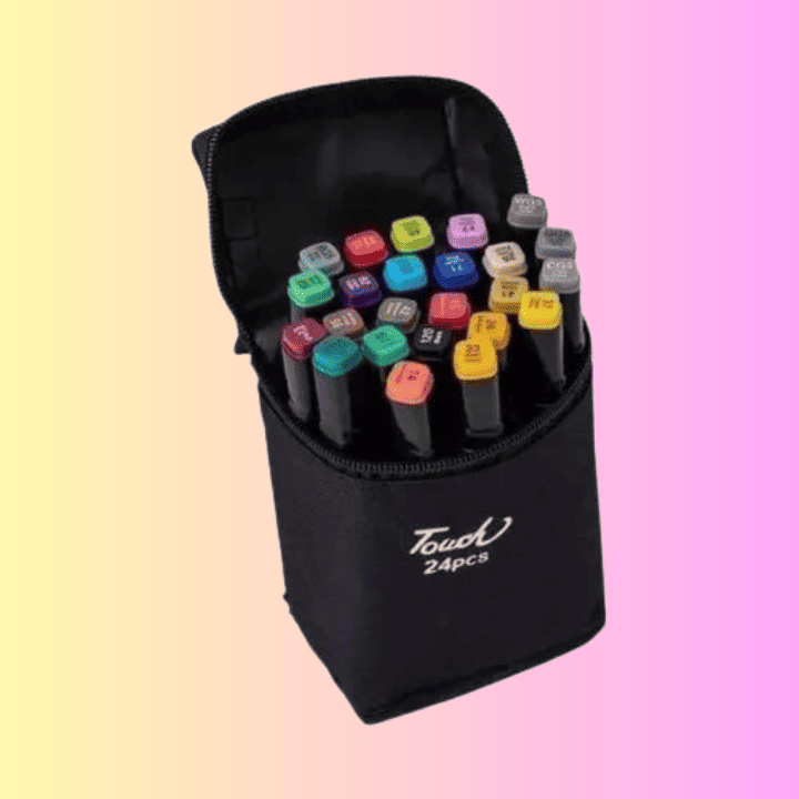 Sets Plumones Touch 24 Pz Doble Punta